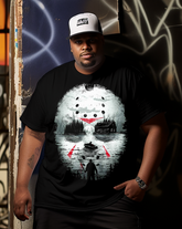 T-shirt à manches courtes grande taille pour homme Friday Night Terror